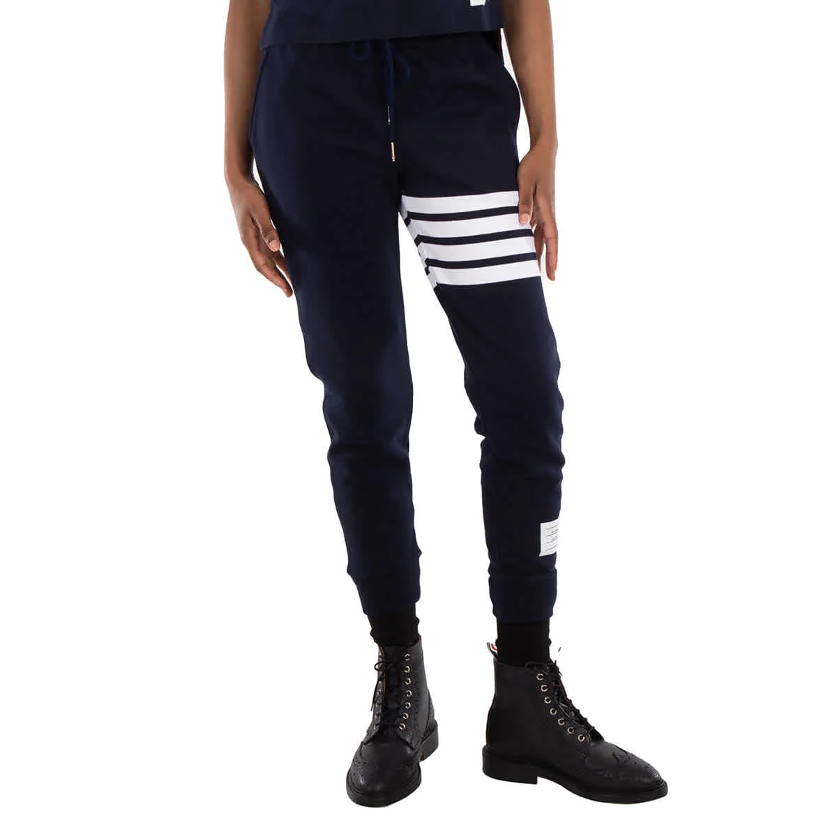 Thom Browne Navy 4-Bar Engineered Track Pants