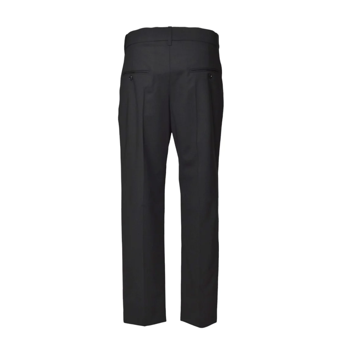 Ritana Straight Trousers In Cool Virgin Wool Black