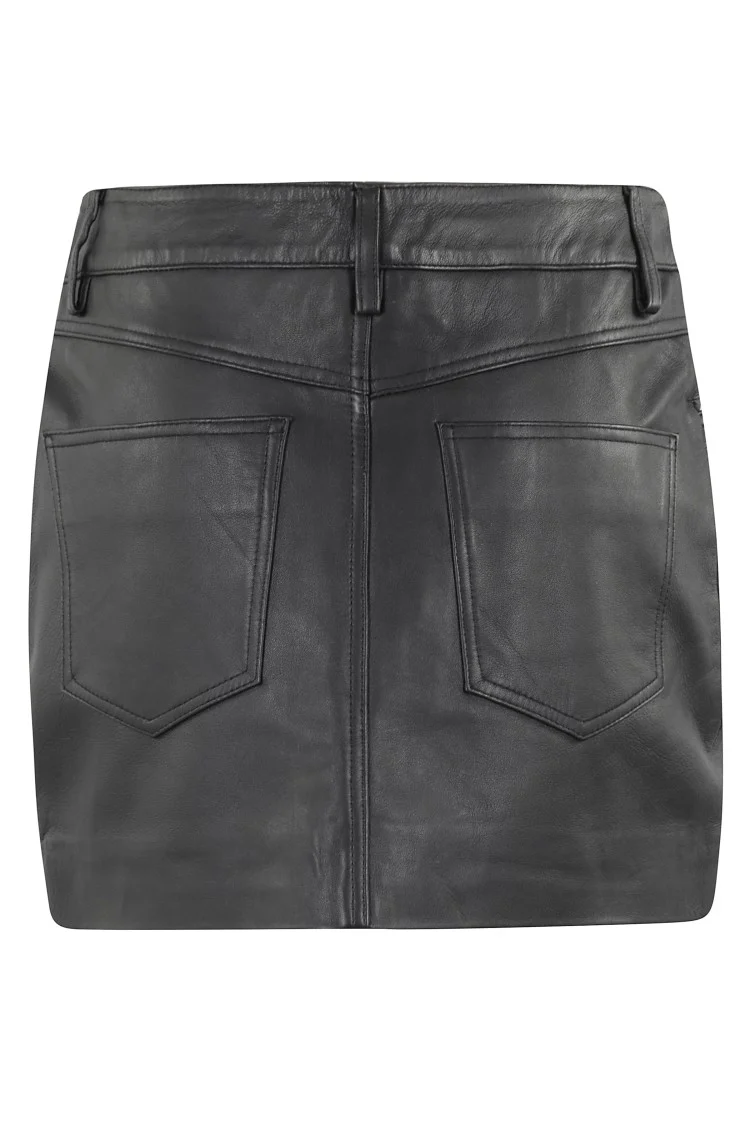 Leather Mini Skirt