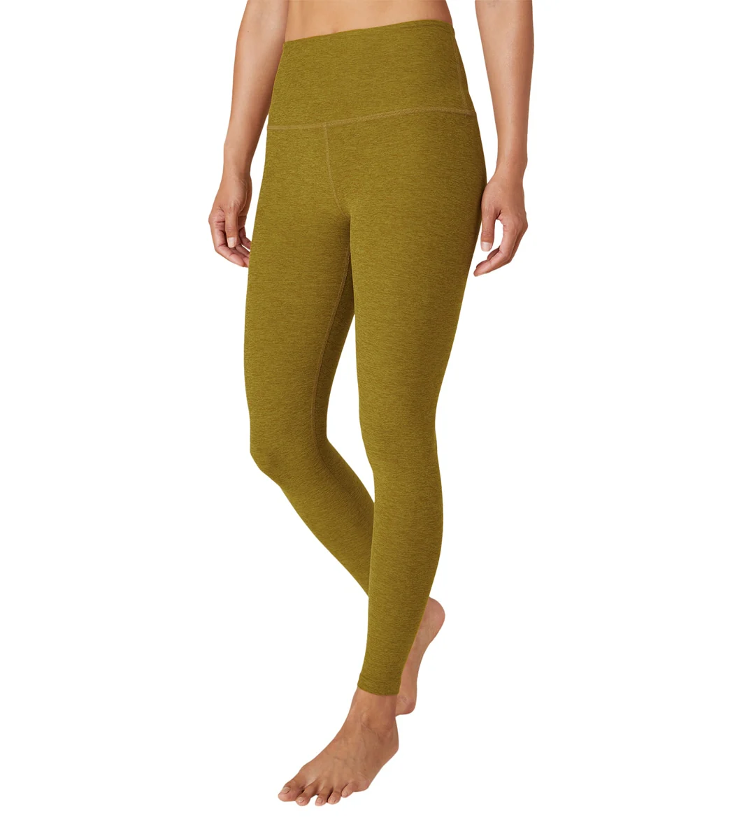 Beyond Yoga Spacedye High Waisted Caught In The Midi 7/8 Yoga Leggings Bronze-Gold
