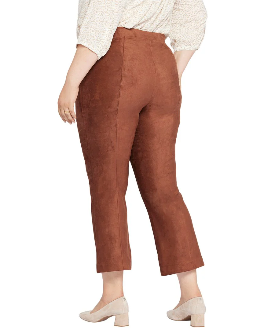 NYDJ Suede Pull-On Slim Bootcut Jean