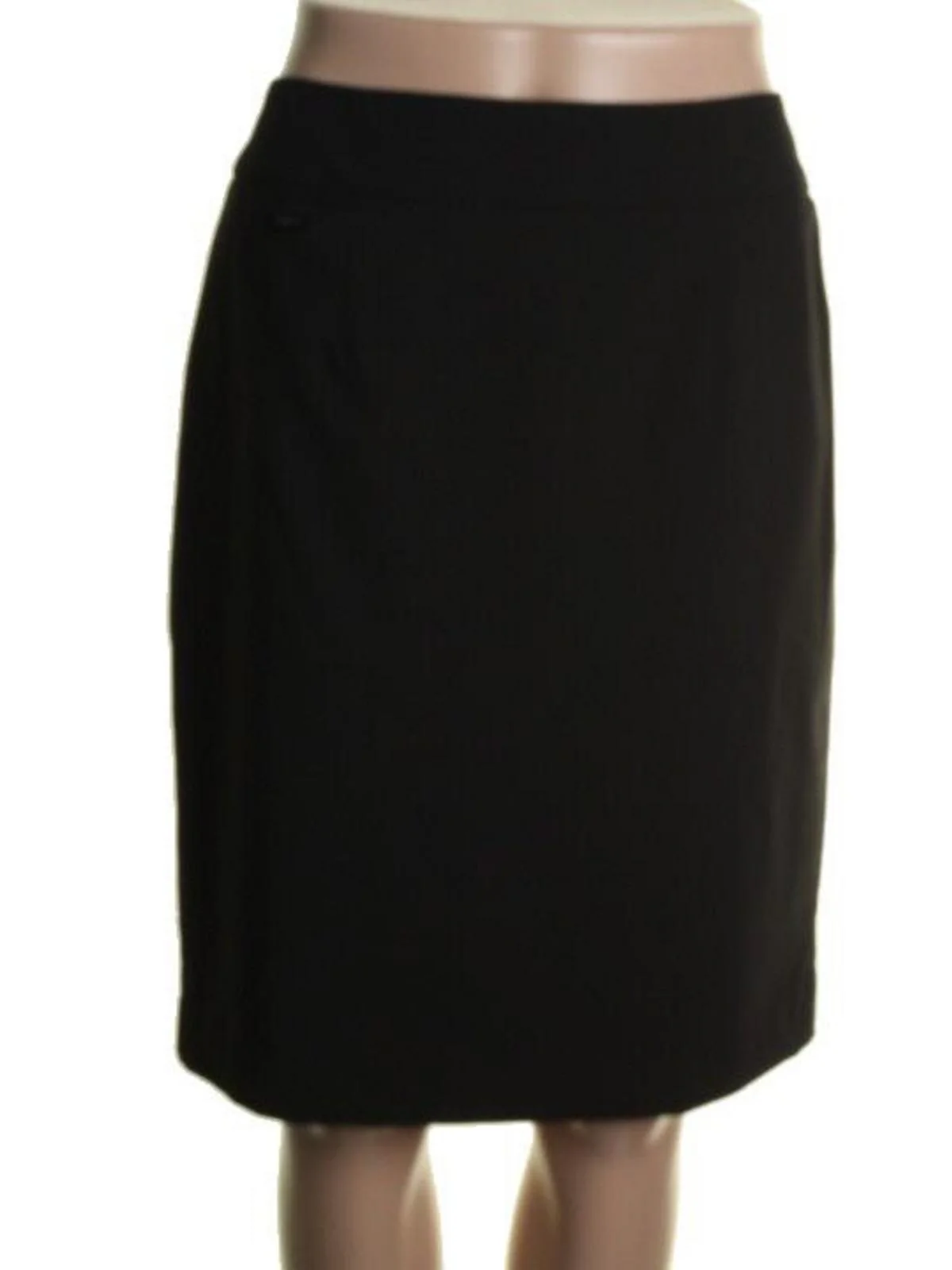 Petites Womens Lined Knee-Length Pencil Skirt