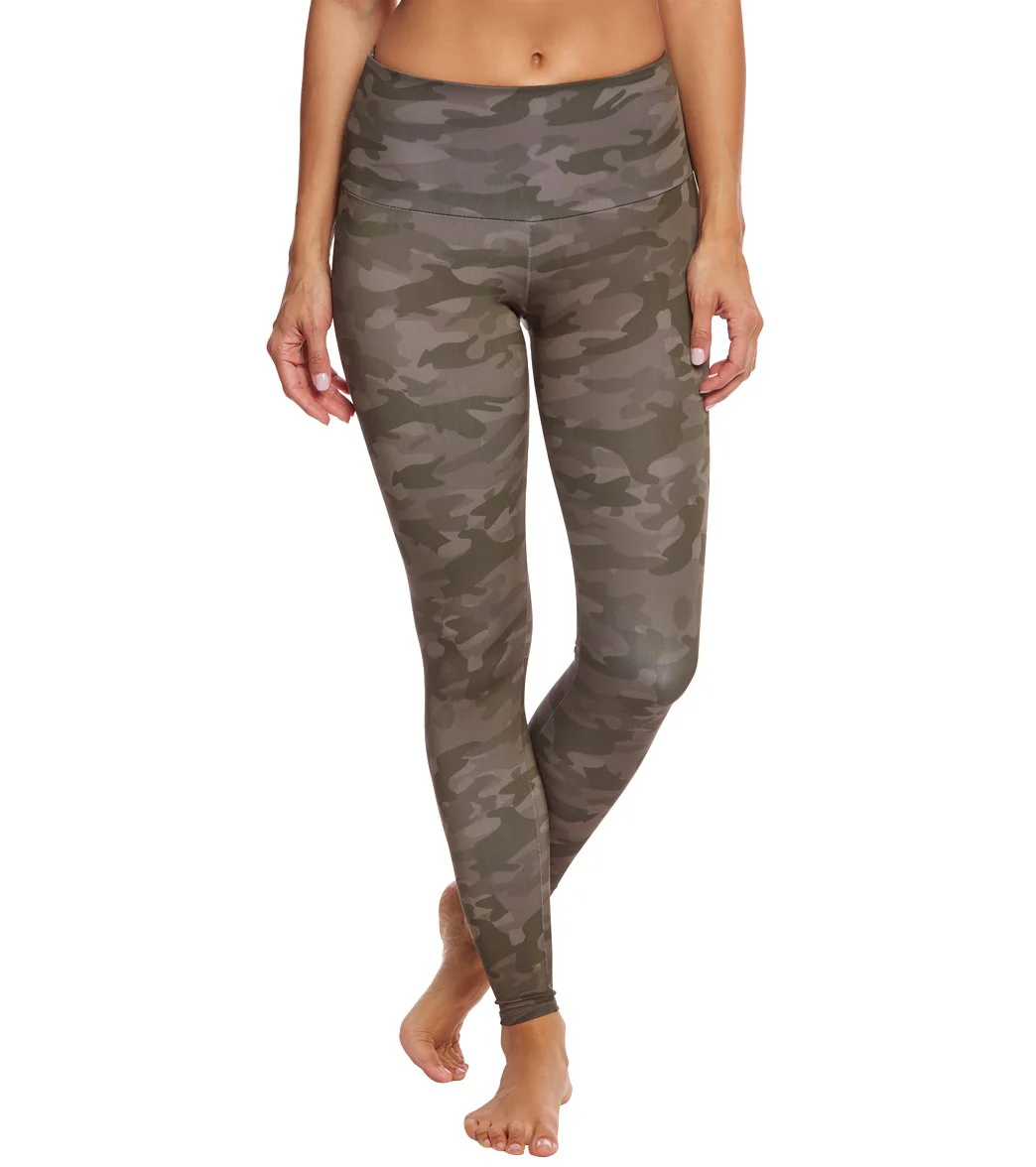 Onzie High Waisted Yoga Leggings Moss Camo