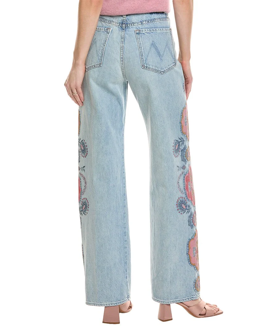 MOTHER The Maven Sneak Side To Side Wide Leg Jean