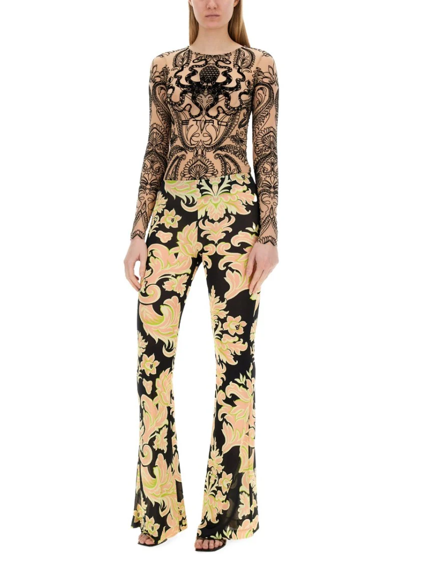 Printed Jersey Pants