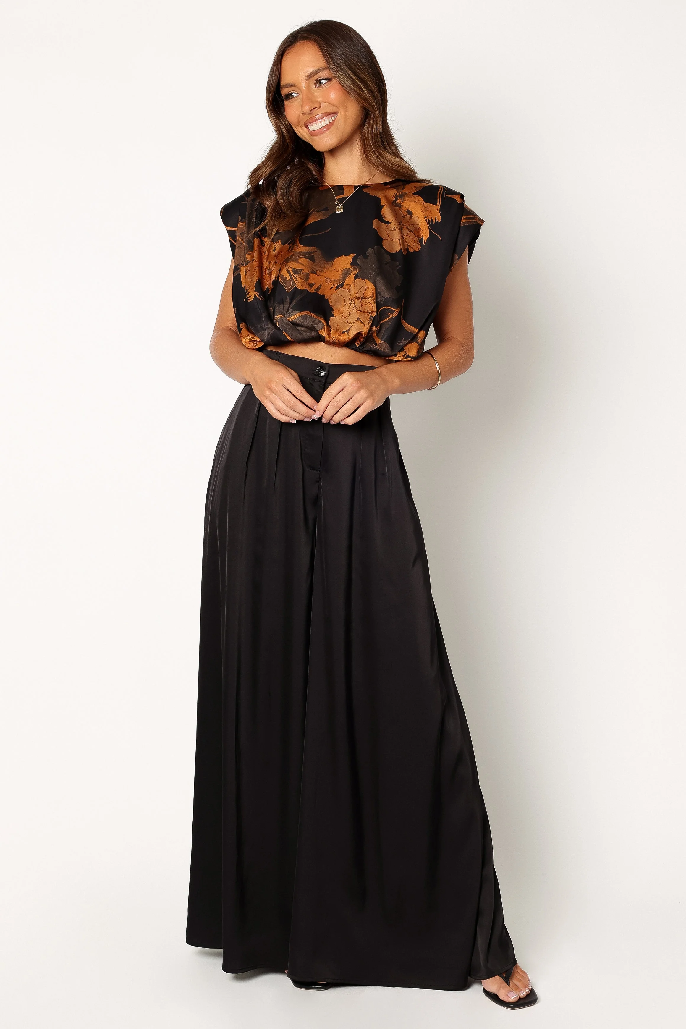 Taya Two Piece Set - Black