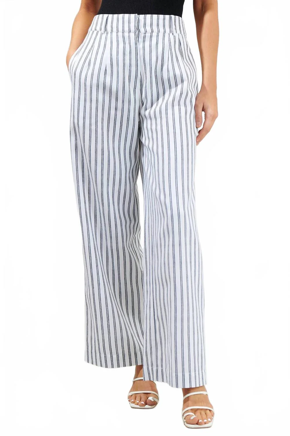 Arlah Pleated Pants In Striped