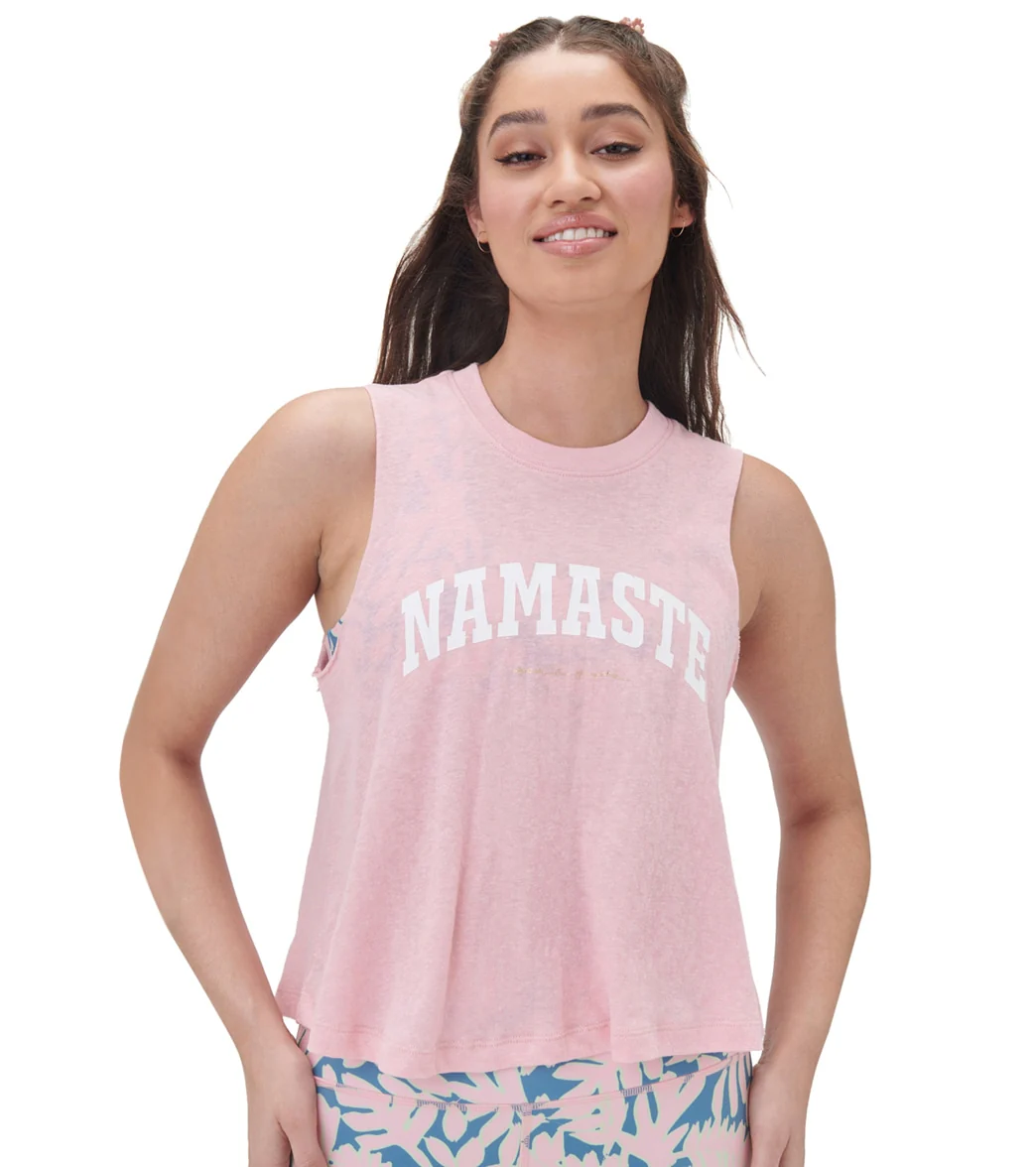 Spiritual Gangster Namaste Crop Tank