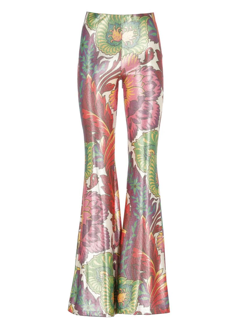 Multicolor Floral Pants