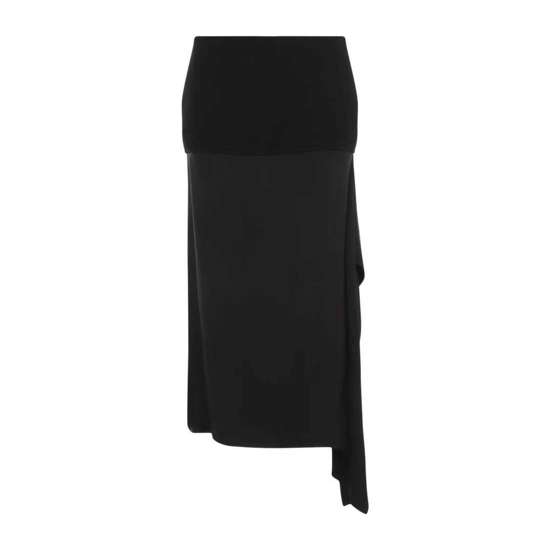 Black Wool Skirt