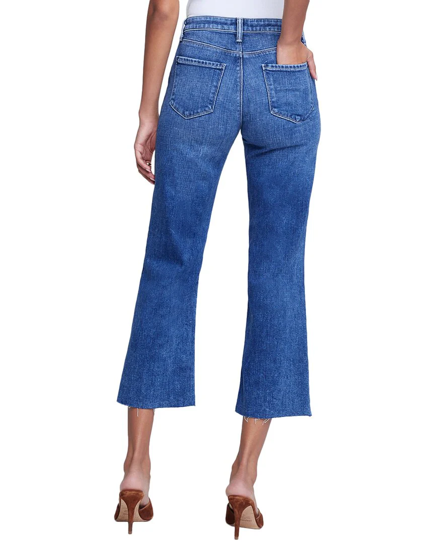 L’AGENCE Wanda High-Rise Crop Wide Leg Jean