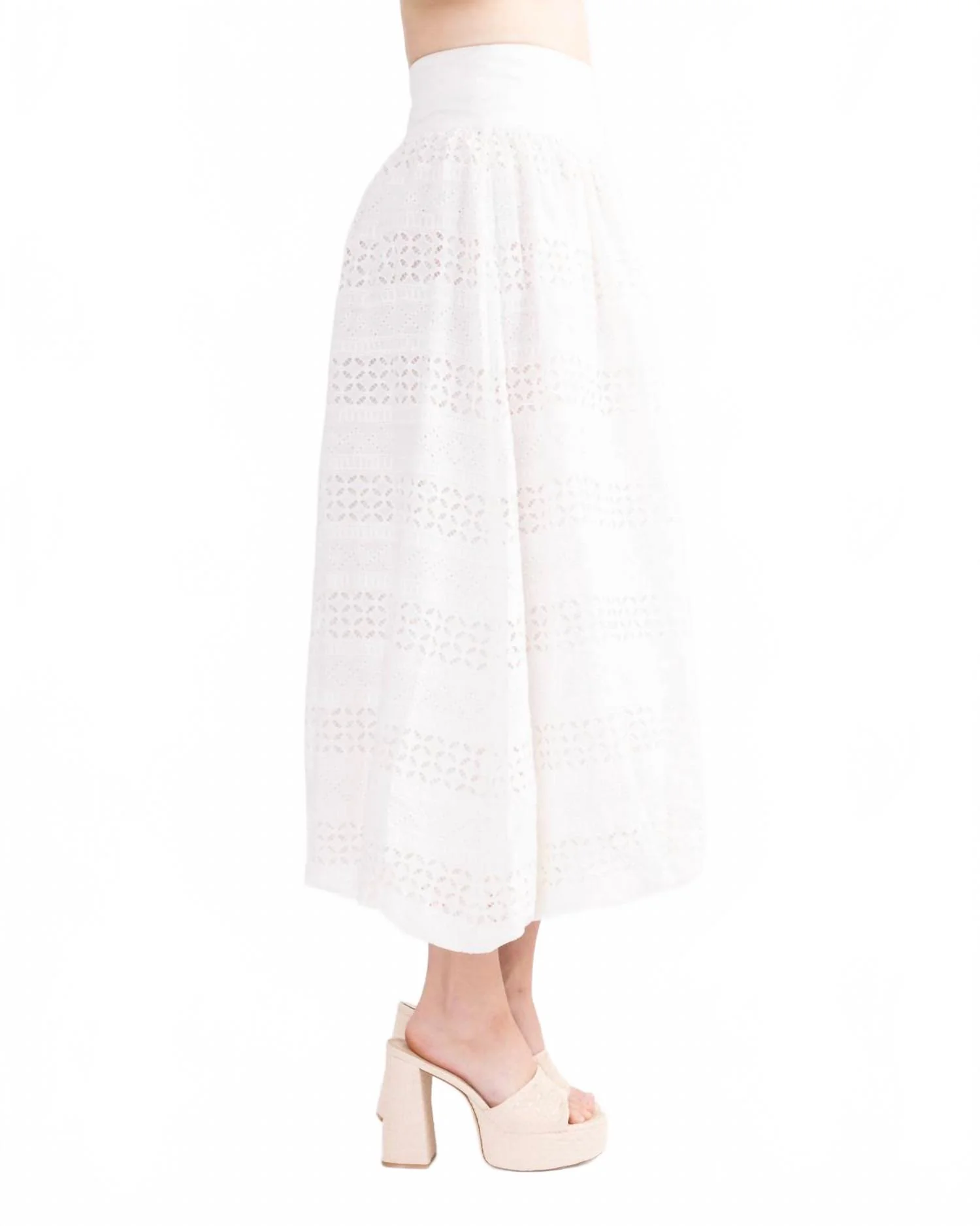 Dody Skirt In Washed White