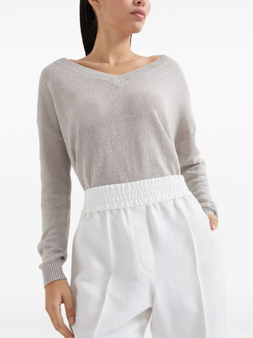 Pressed Crease Tapered Leg Trousers