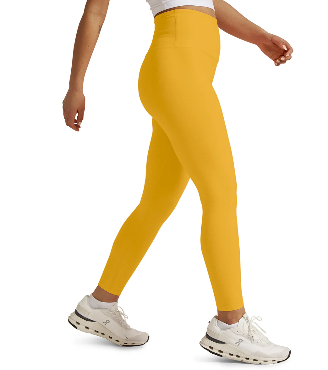 Beyond Yoga Spacedye High Waisted Caught In The Midi 7/8 Yoga Leggings Sunflower Heather