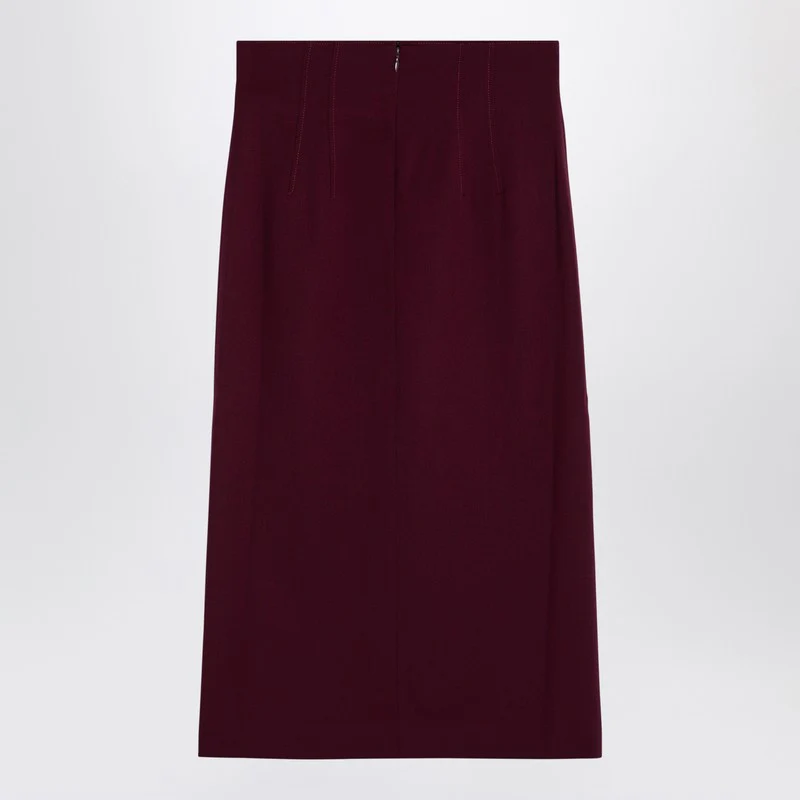 The Andamane Women's Stephanie Wool-Blend Midi Skirt