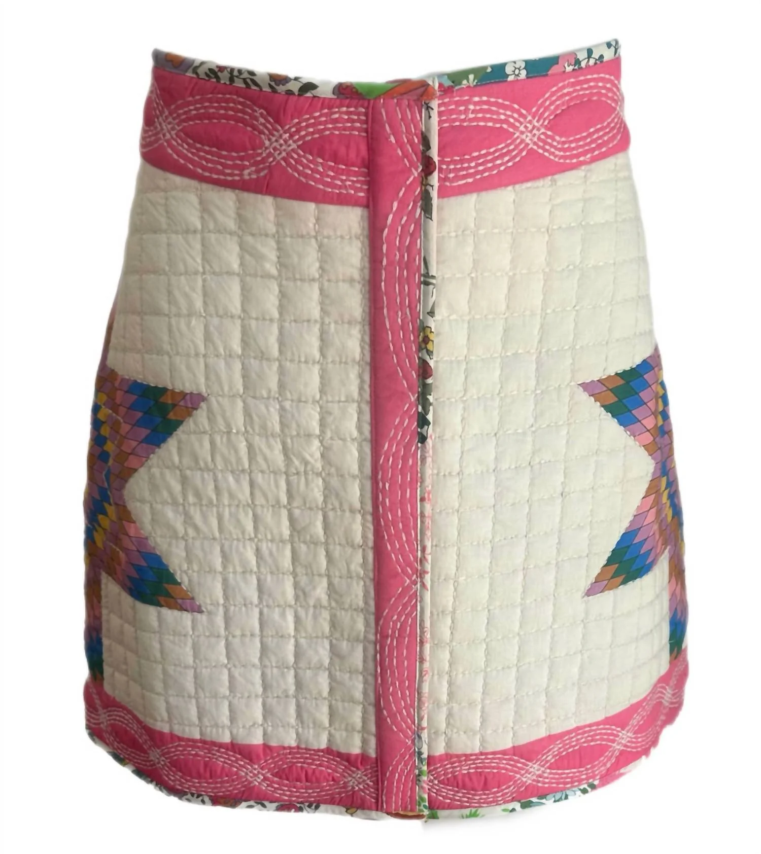 Louise Skirt In White Multi