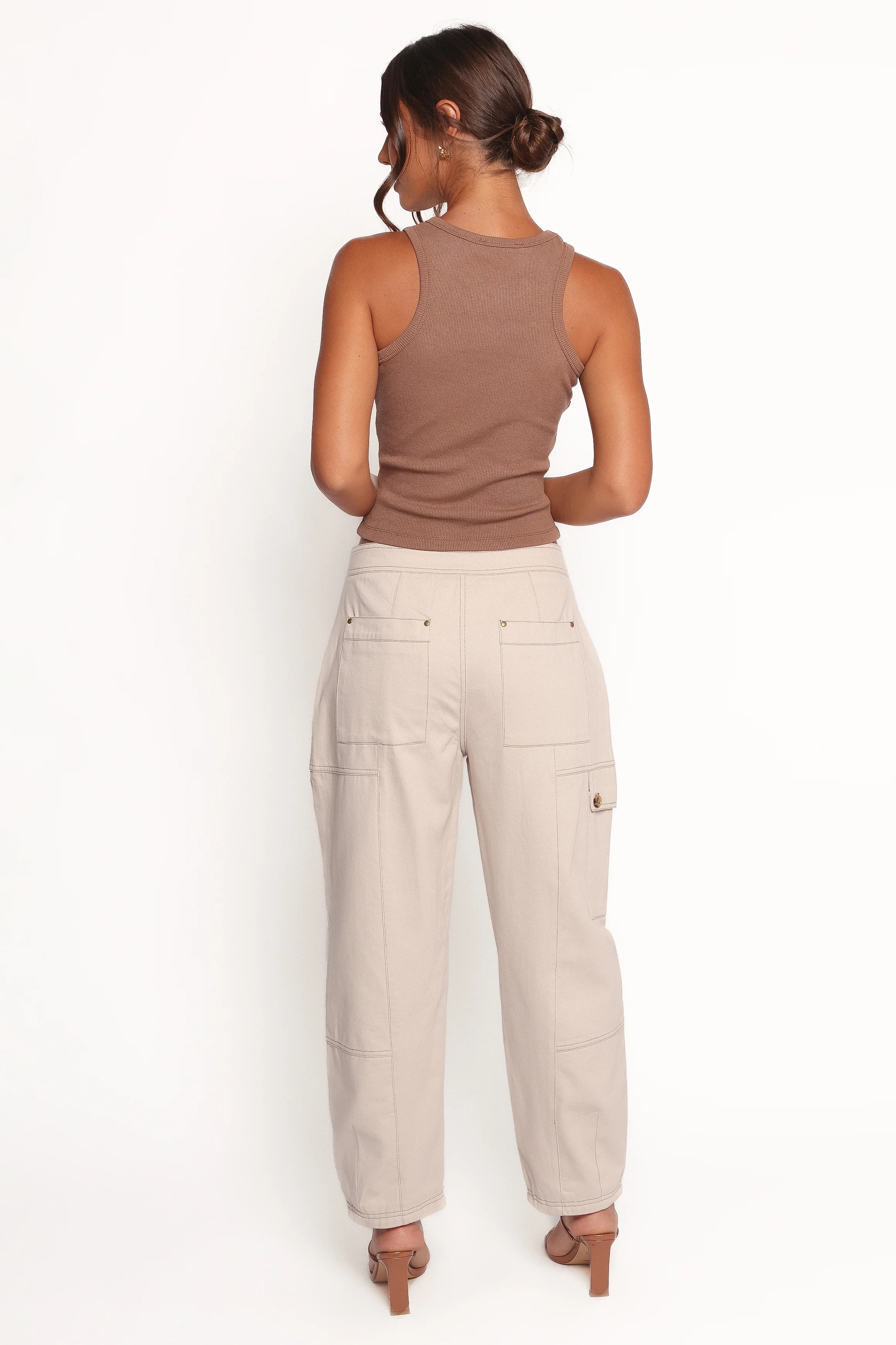 Kiah Cargo Pant - Ecru