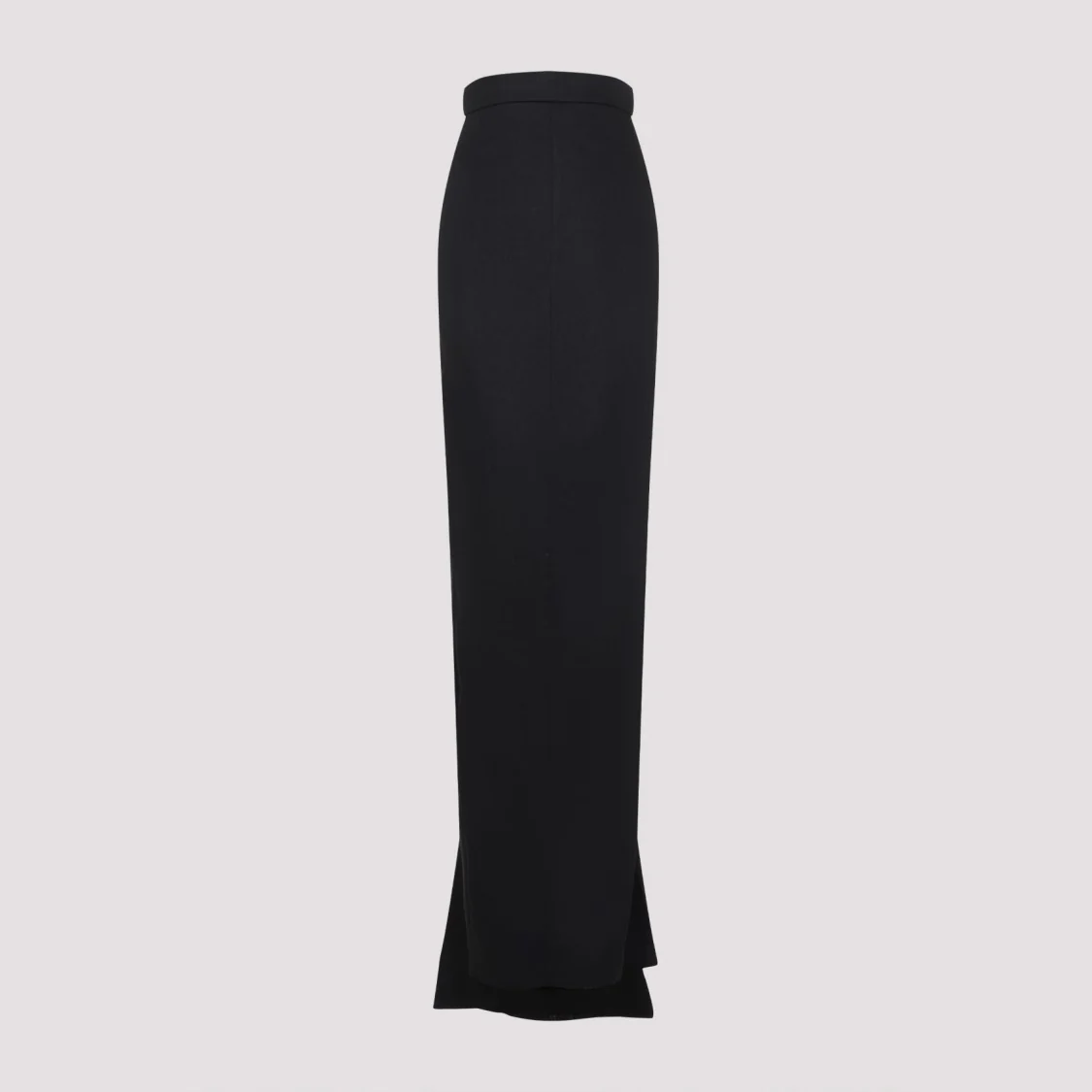 Lido Black Linen Skirt