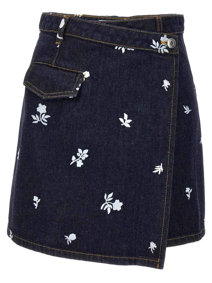 All-Over Embroidery Skirt