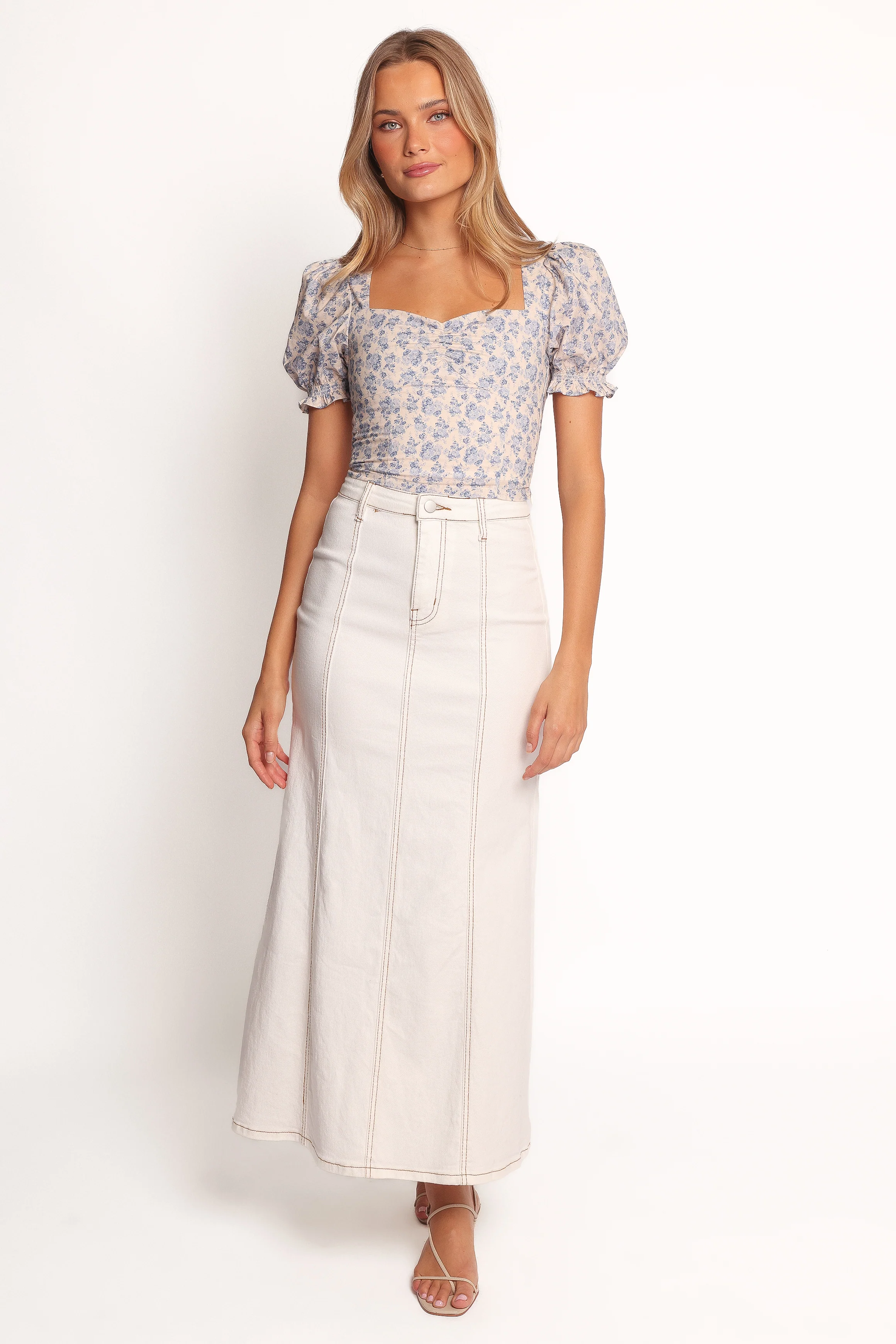 Noel Cotton Top - Parisian Bloom