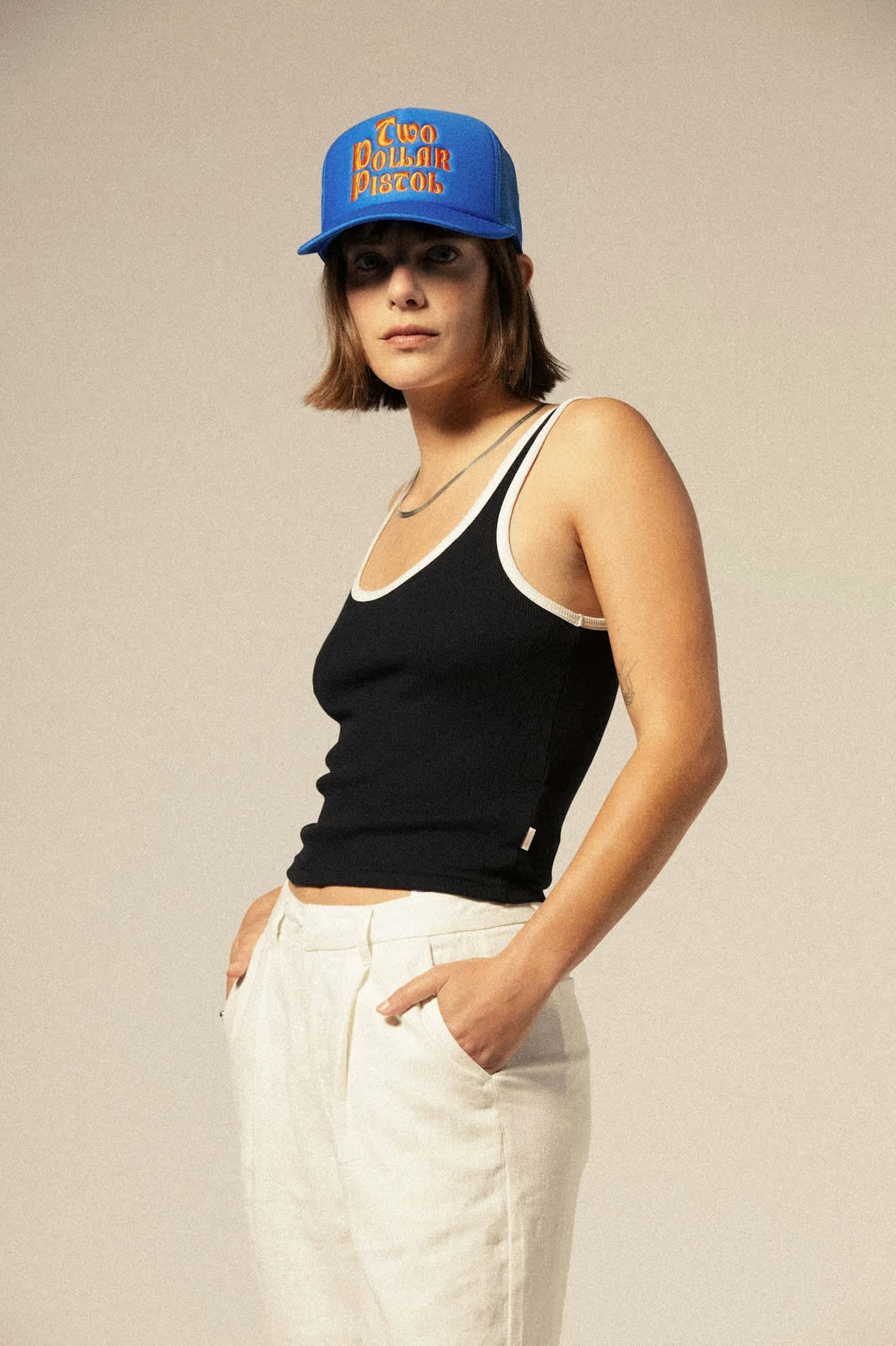 Two Dollar Pistol Netplus Trucker Hat - Electric Blue/Electric Blue