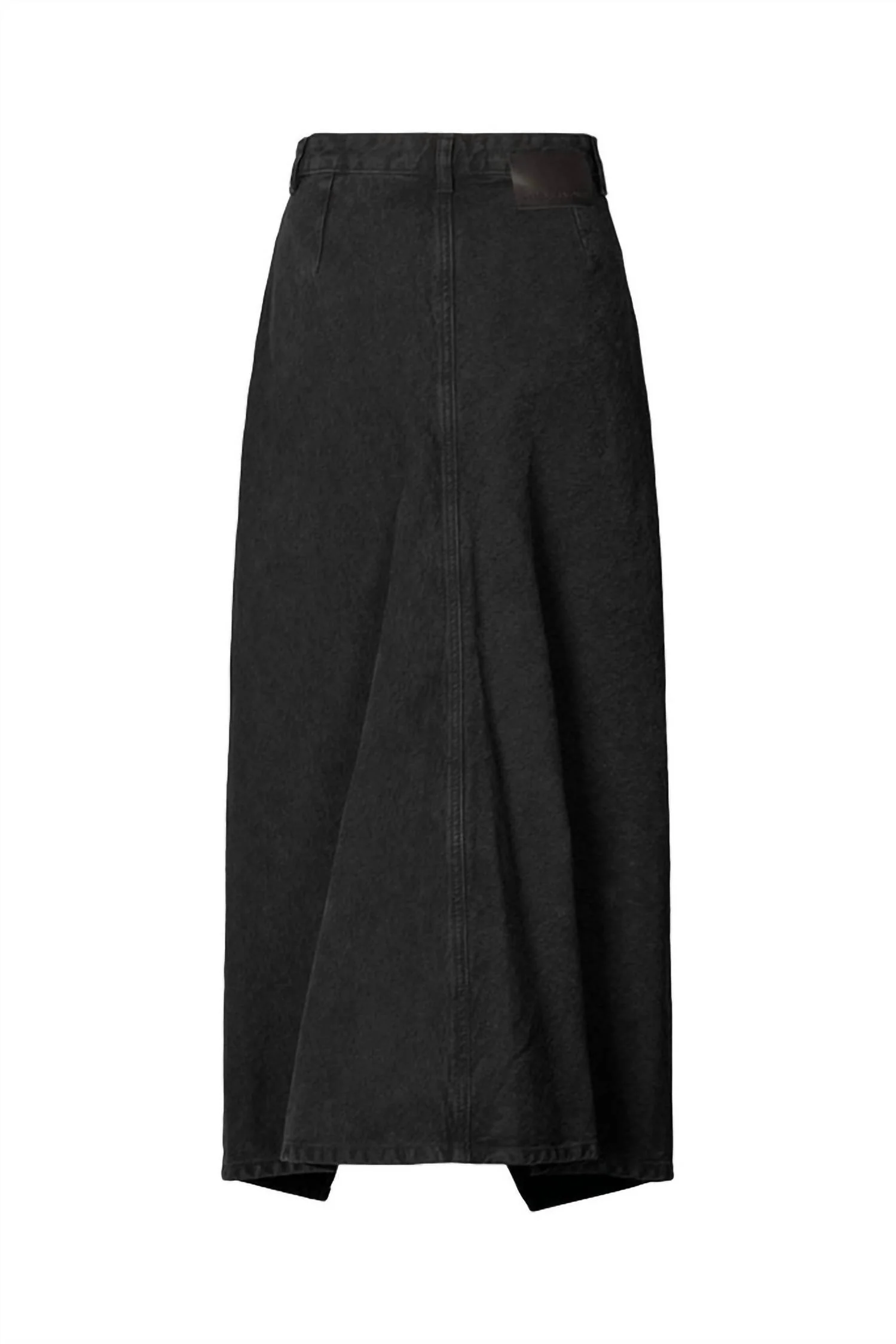 Women's Denim Black Skirt In Kiddie