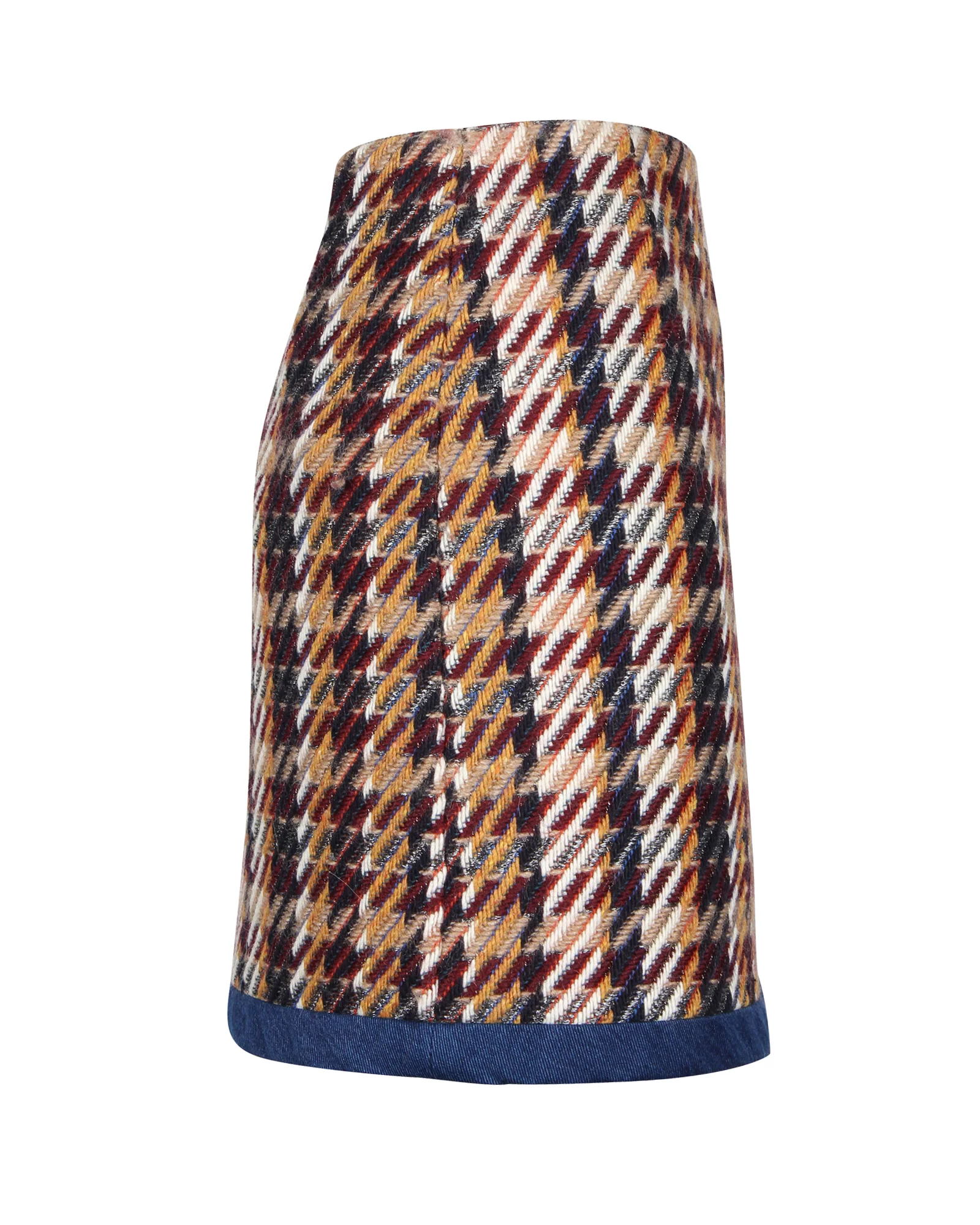 Sandro 'Nasty' Tweed Mini Skirt in Multicolor Cotton