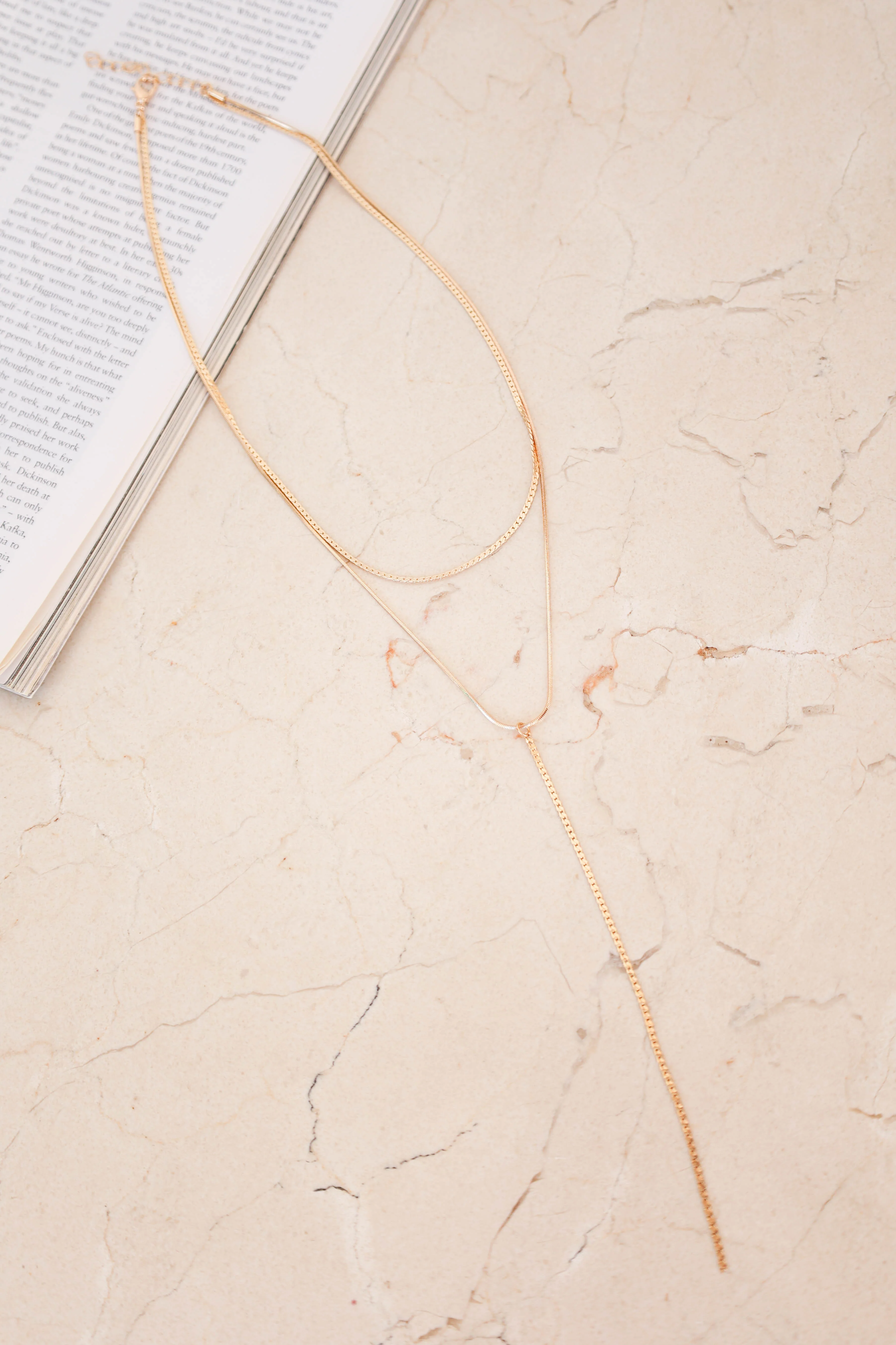 Addison Layered Necklace - Gold