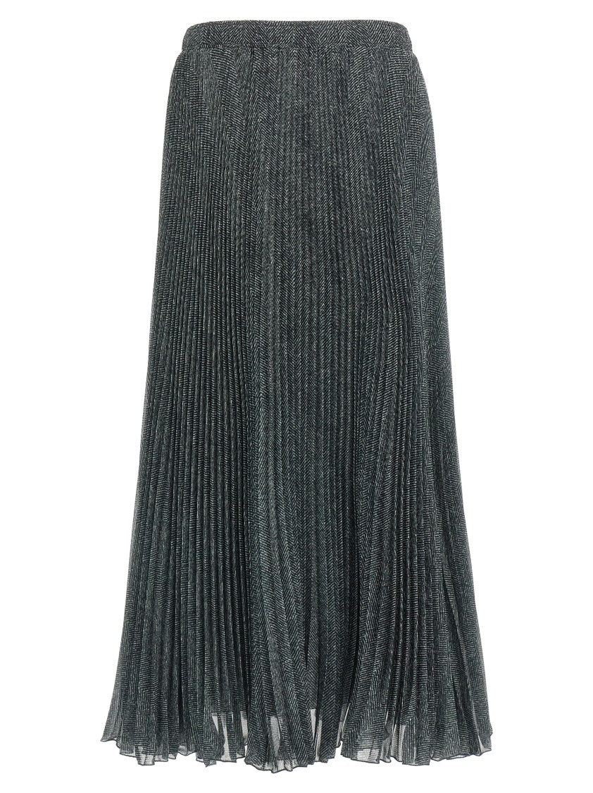 Pleated Longuette Skirt