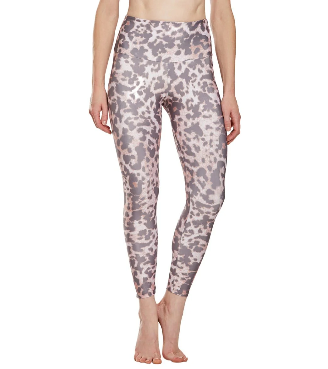 Onzie High Waisted Basic 7/8 Yoga Leggings Wild Thing