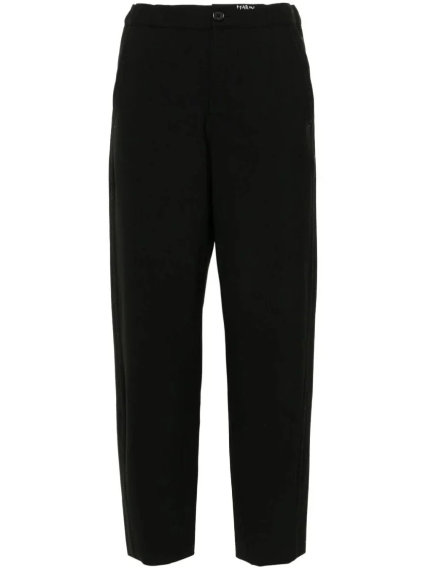 Relaxed-Fit Straight Leg Trousers