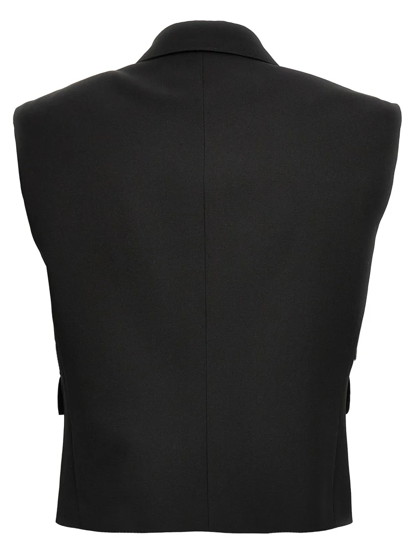 Tuxedo Gilet With Satin Peak Lapels