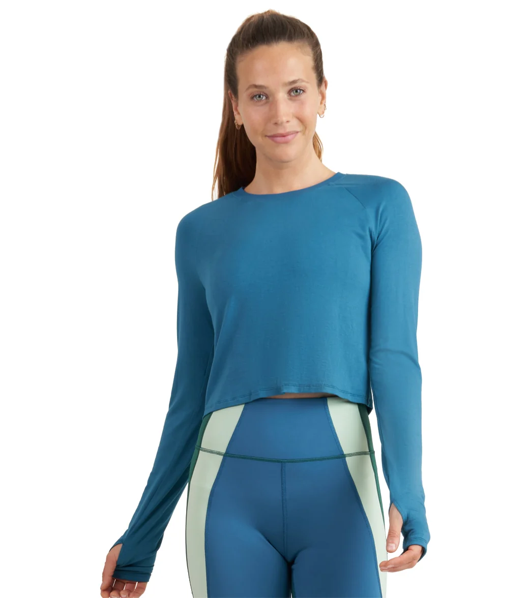 Thrive Societe Ruched Back Long Sleeve
