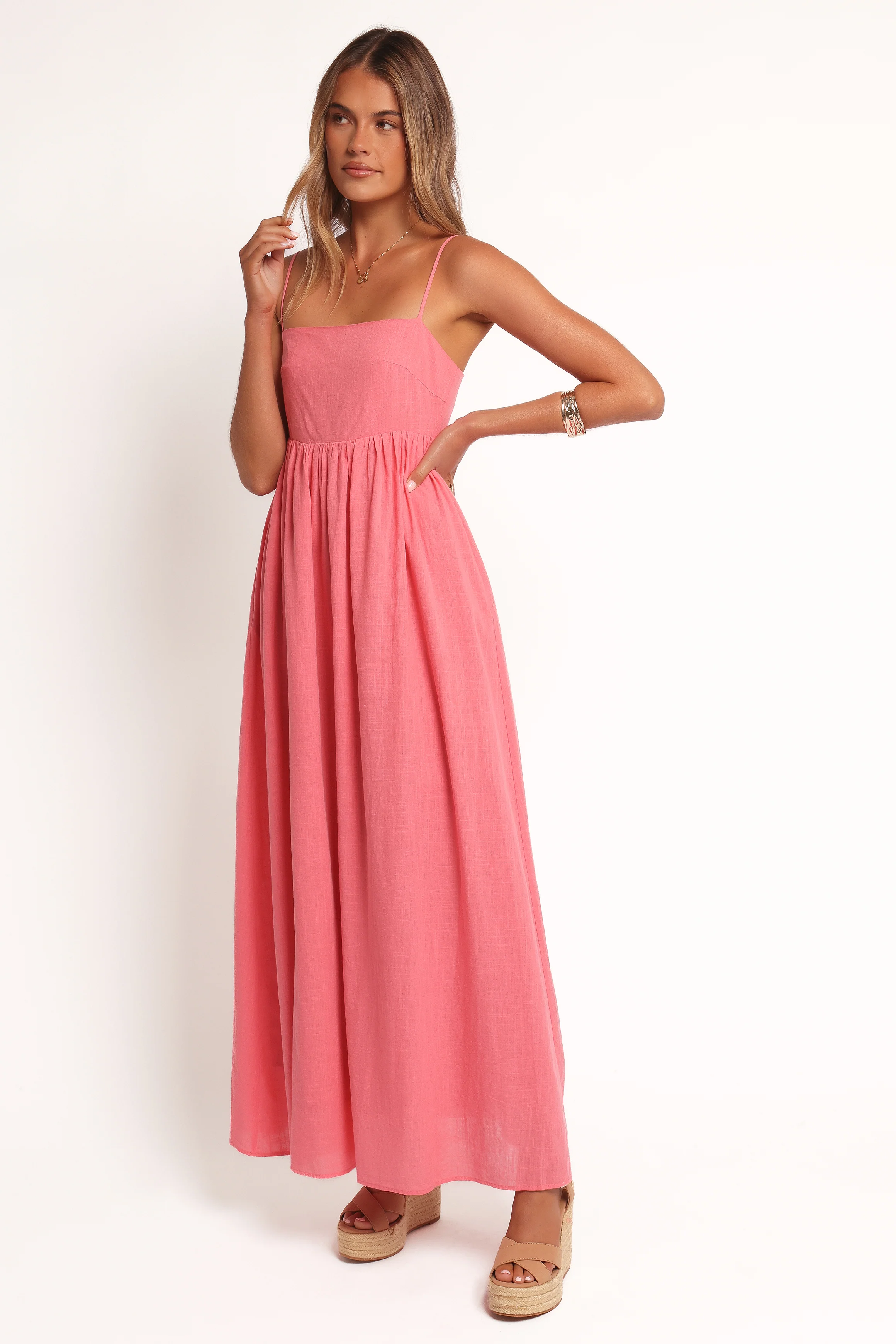 Odessa Maxi Dress - Coral