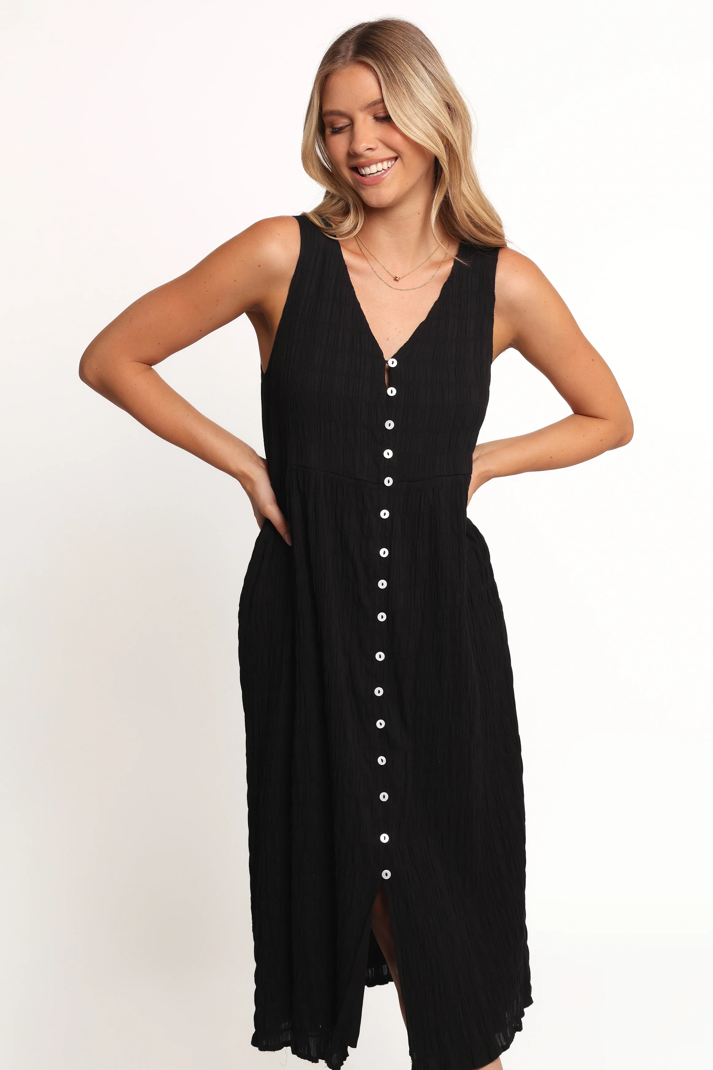 Sam Midi Dress - Black