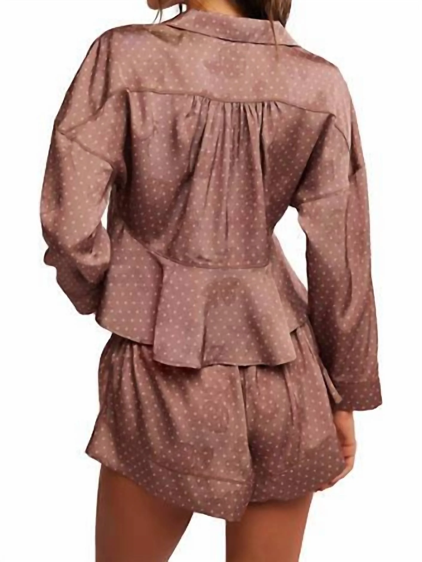 Beauty Sleep Pj Set In Chocolate