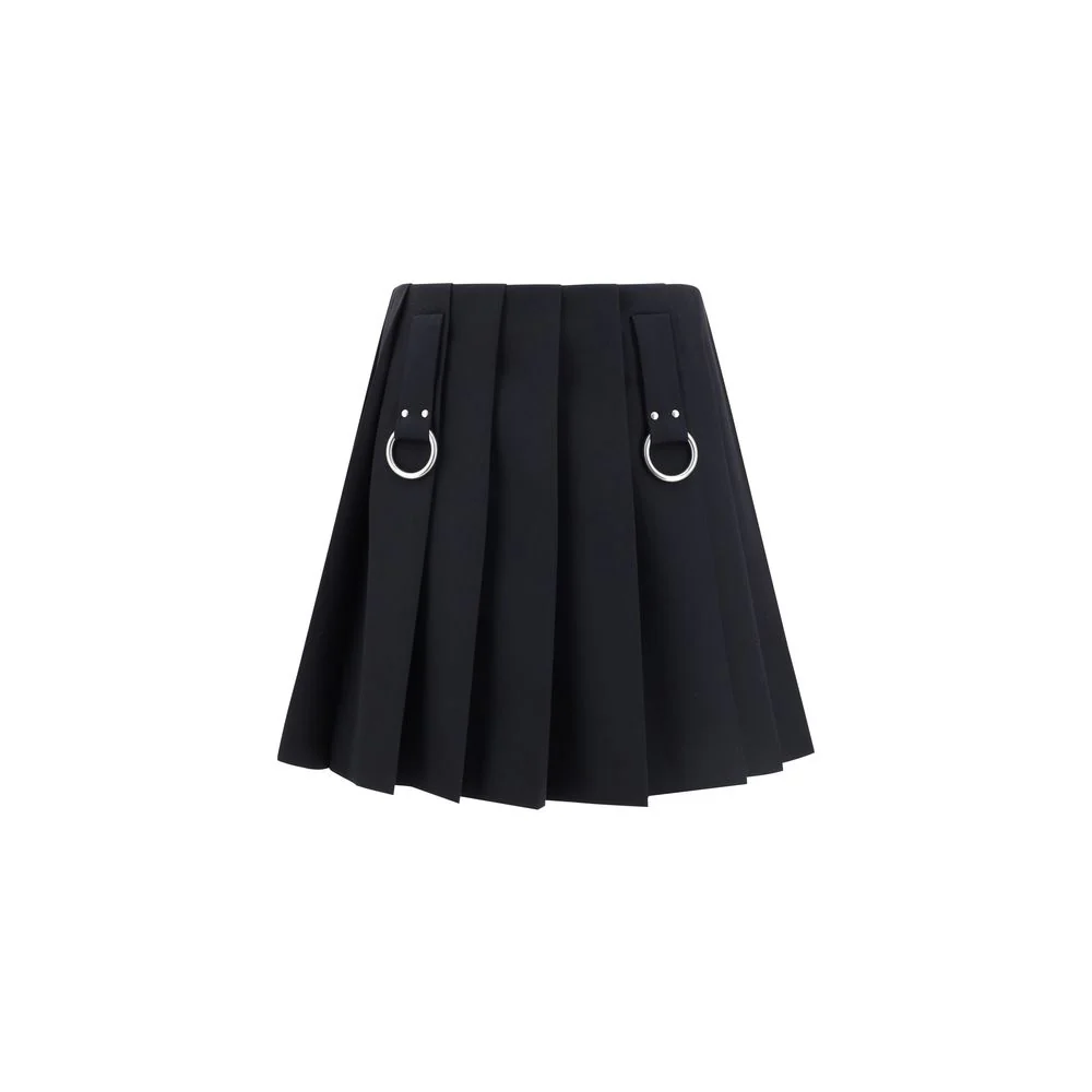 Prada Wool pleated Women's Miniskirt