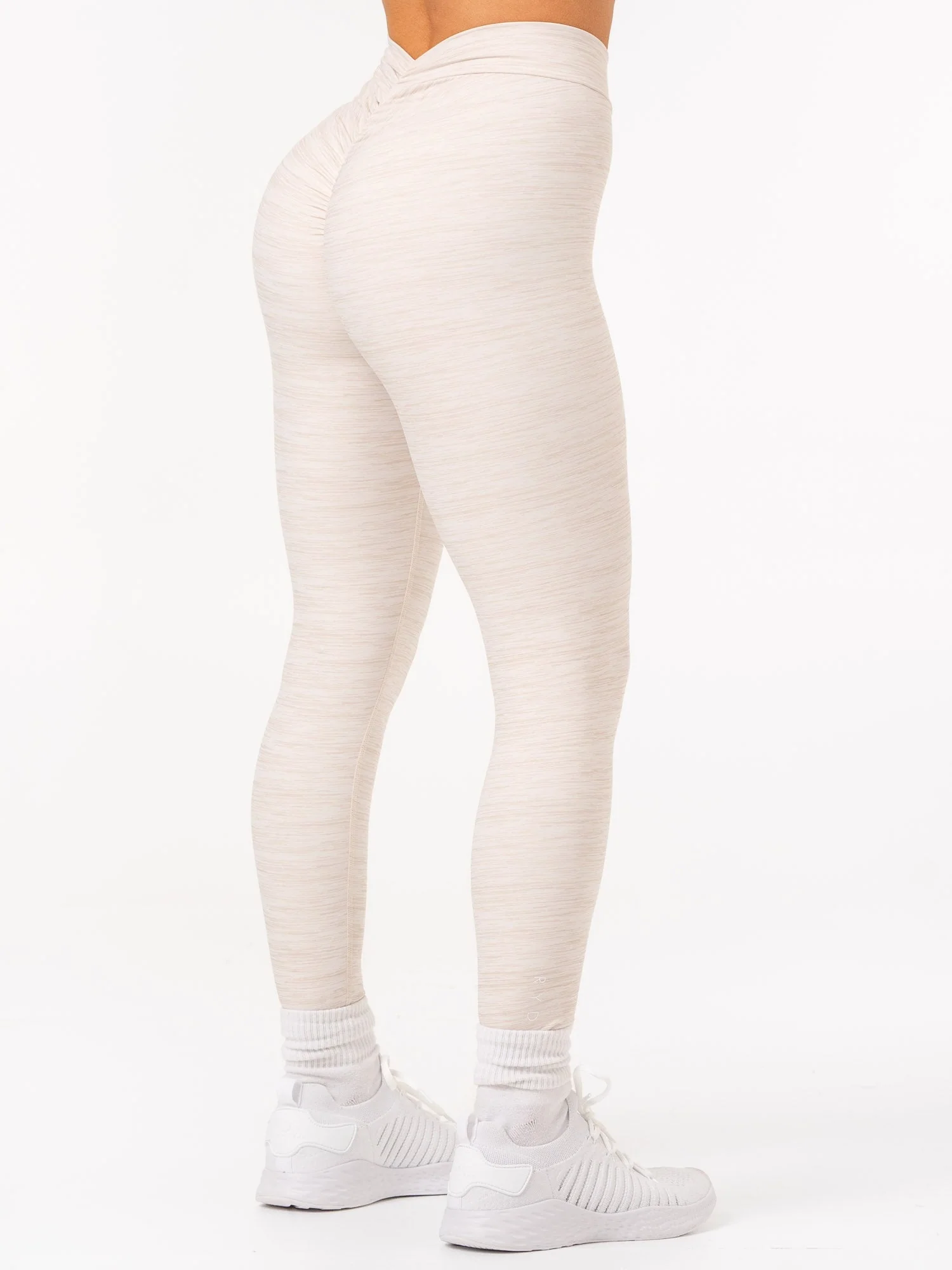 NKD V Scrunch Leggings - Oat Marl