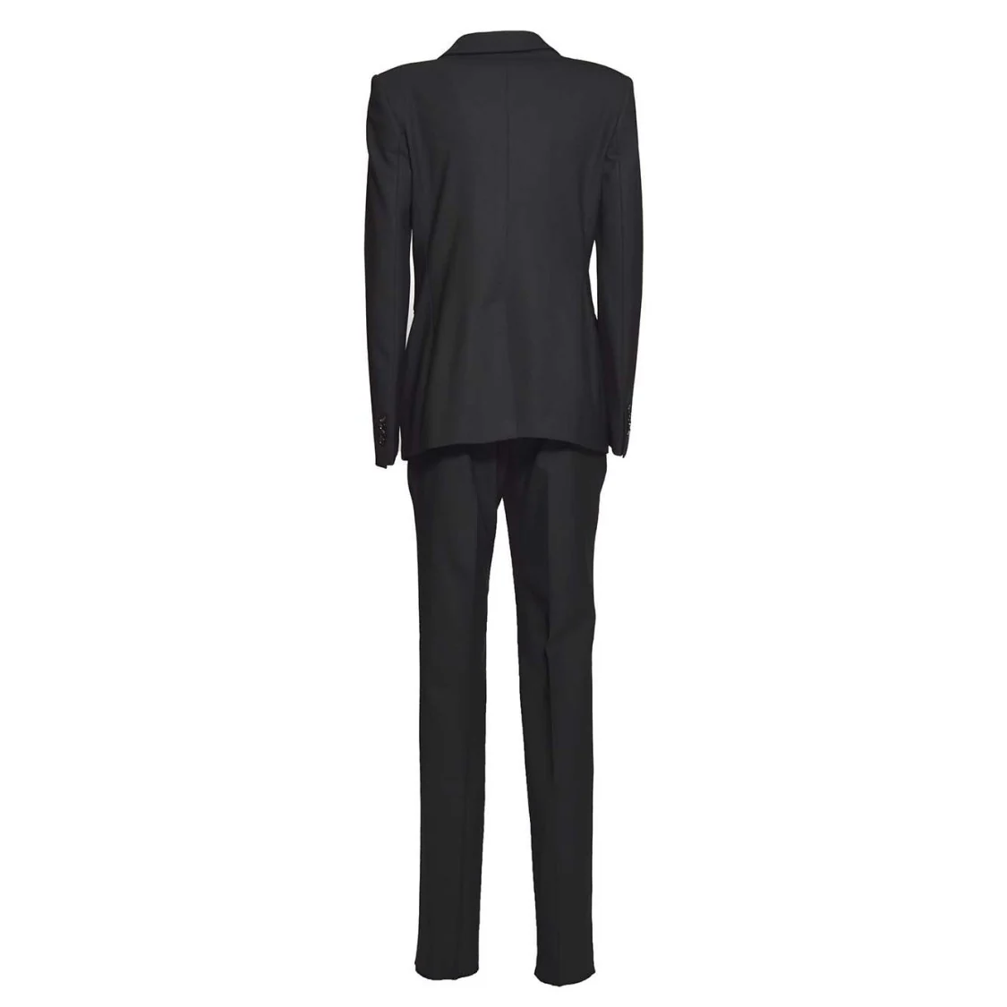Paris Suit In Black Virgin Wool Blend