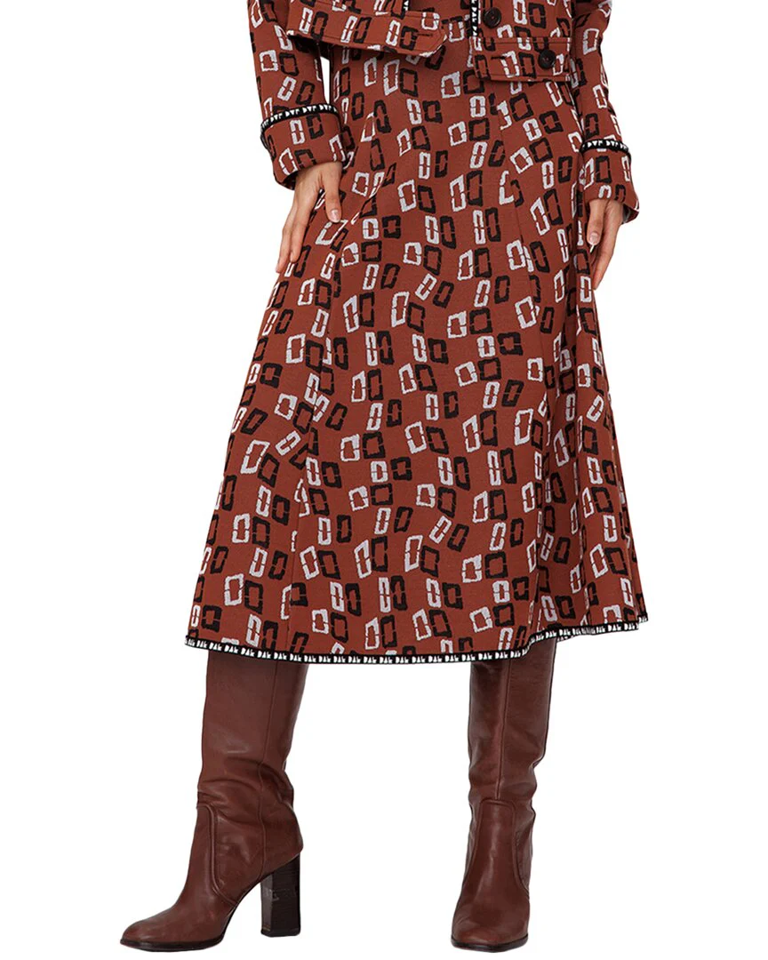 Diane von Furstenberg Aphrodite Wool-Blend Skirt