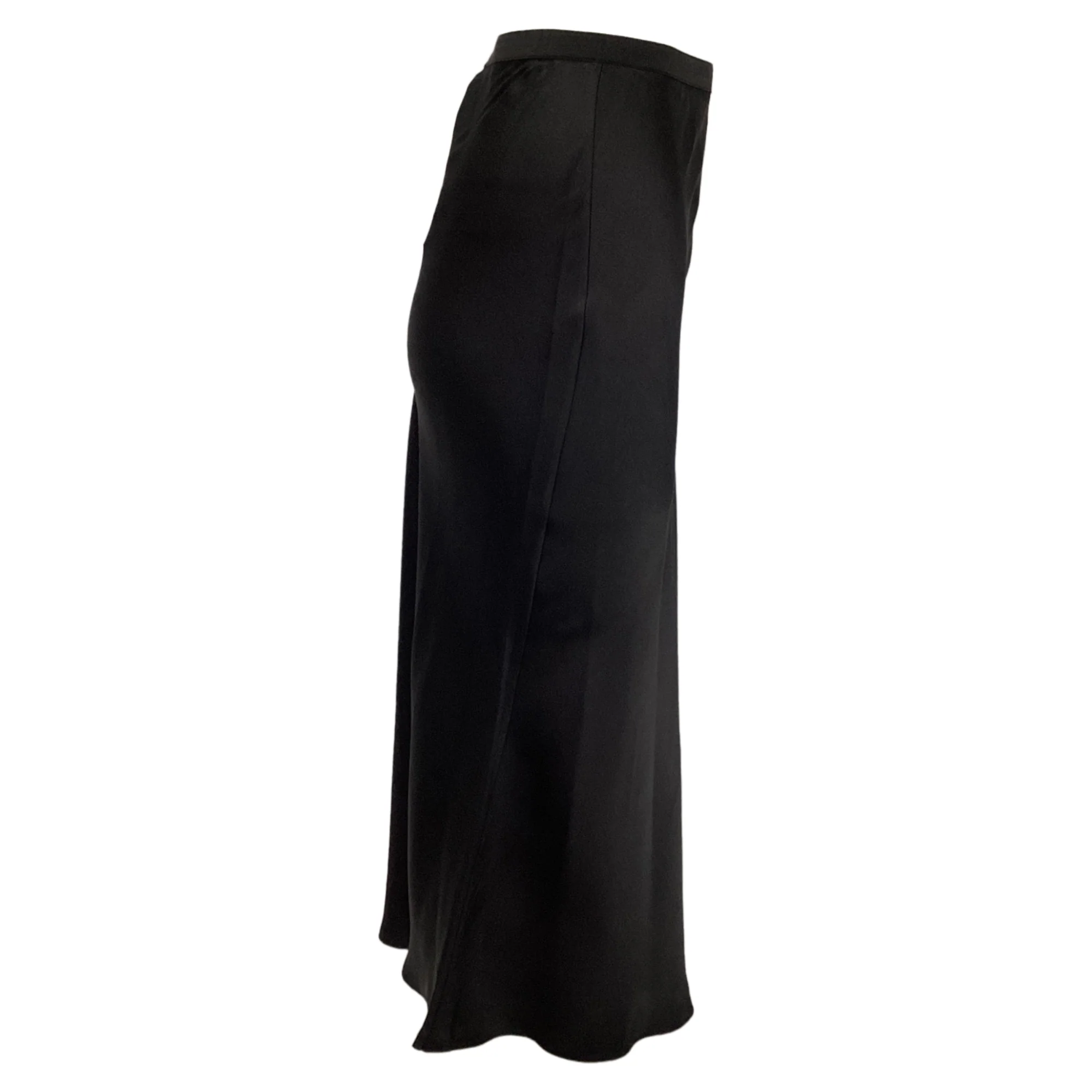 Max Mara Leisure Midi Flared Skirt in Black Acetate