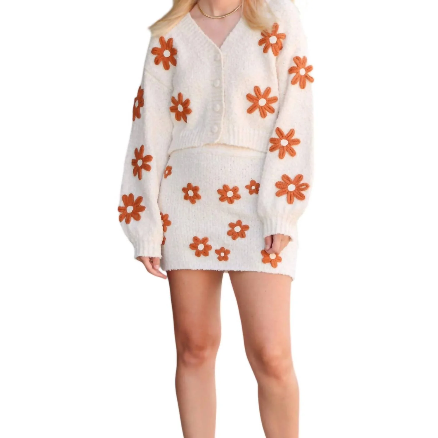 Daisy Mini Skirt In Natural