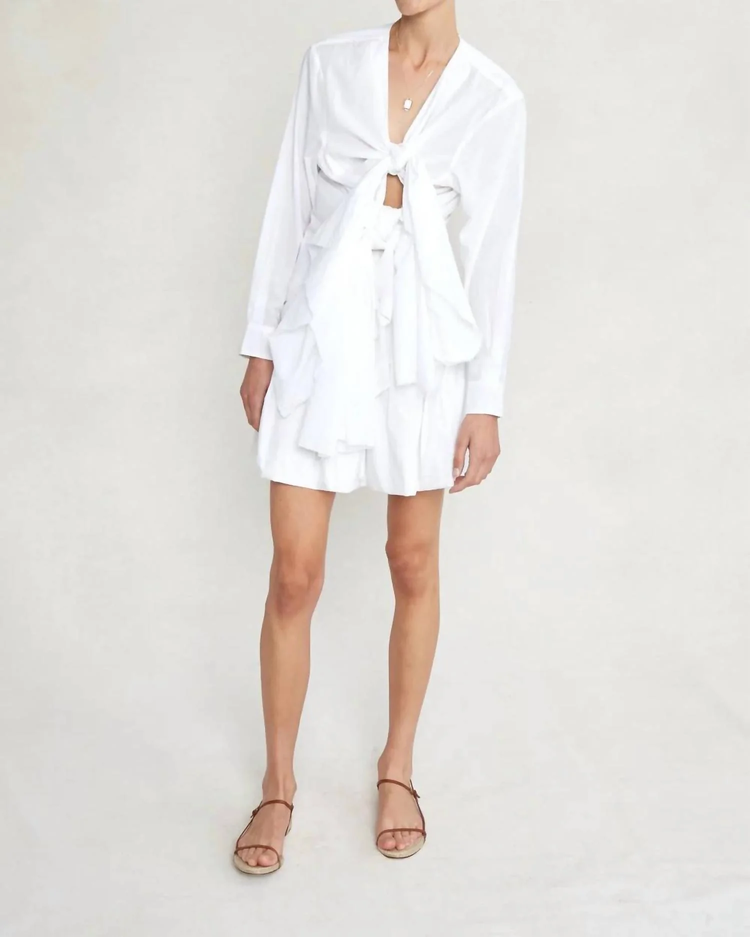 Bubble Skirt In Eggshell