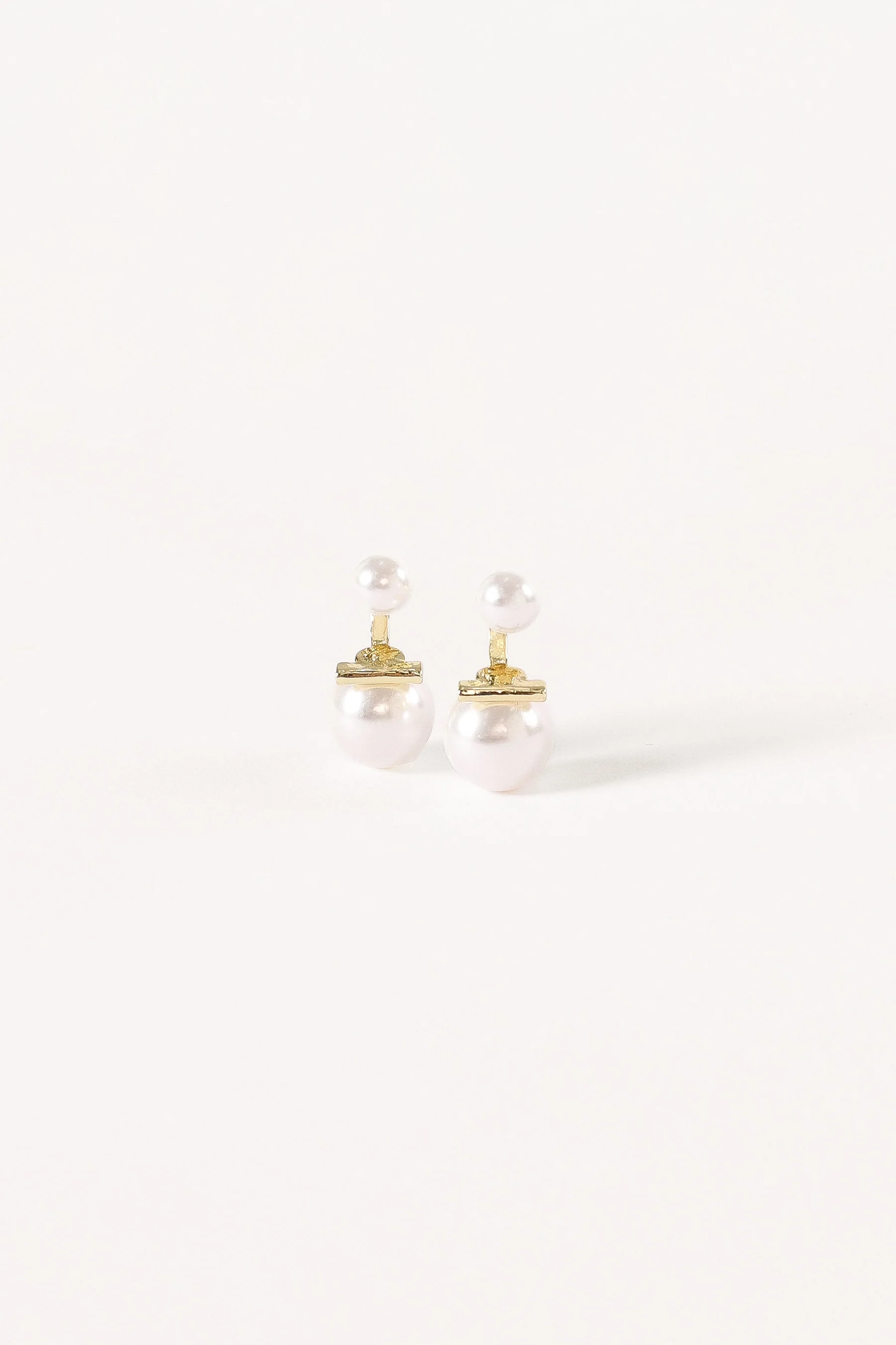 Astrid Pear Earrings - Gold