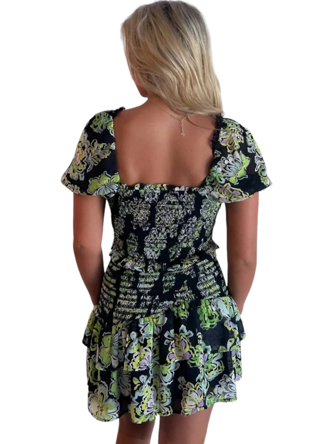 Reese Smocked Skirt In Multi-Colored