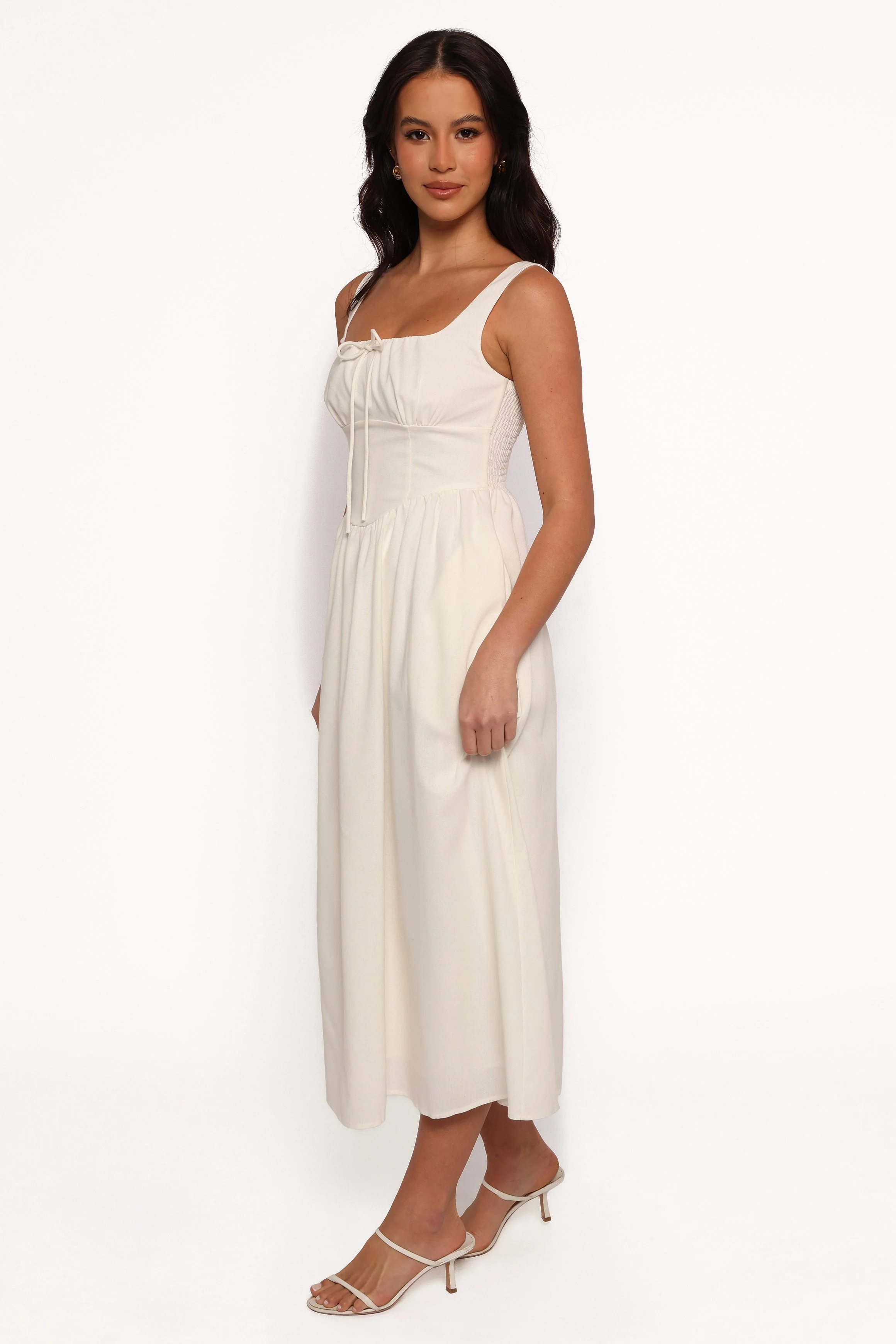 Kinslee Midi Dress - White