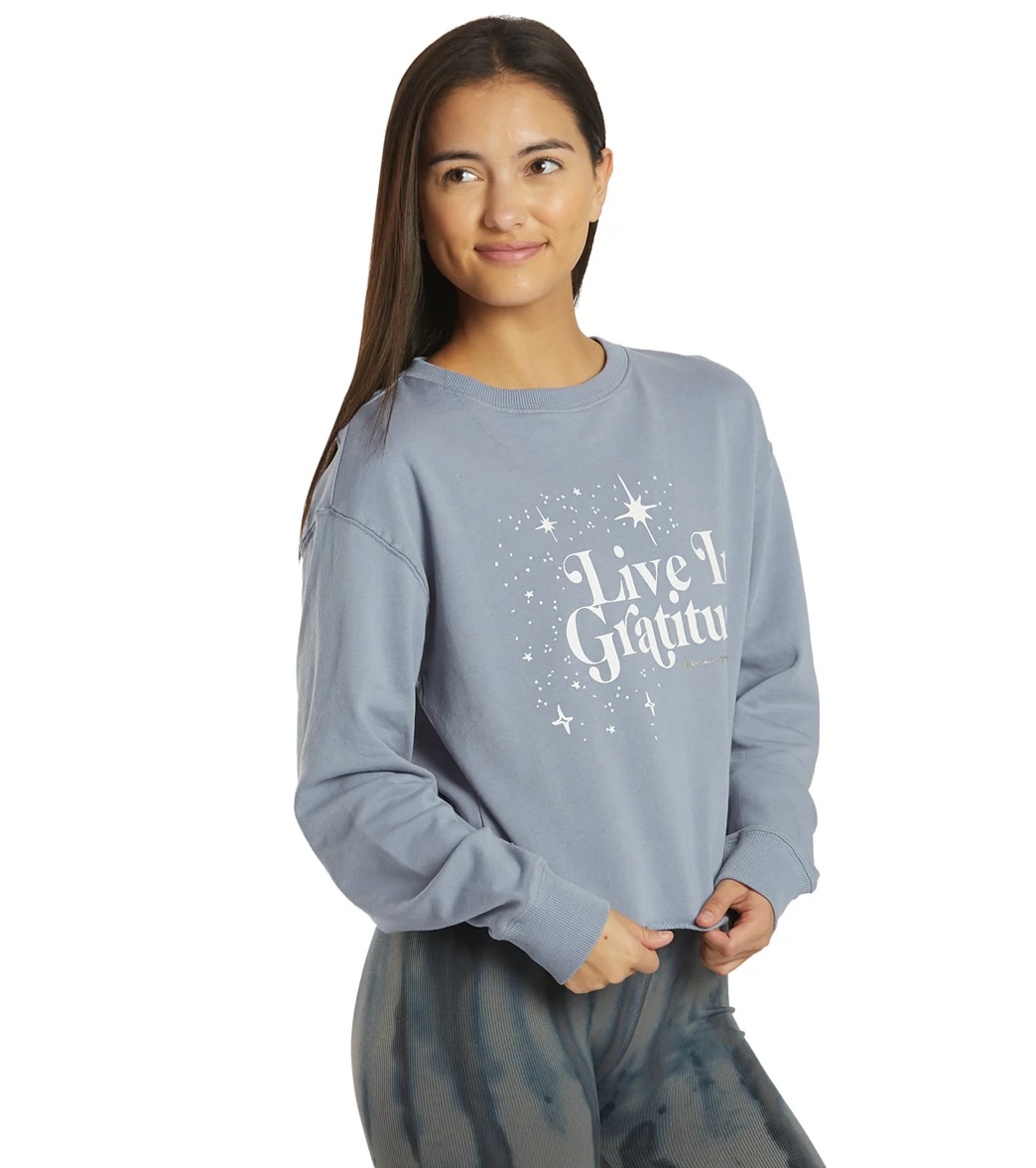 Spiritual Gangster Gratitude Mazzy Pullover Sweatert