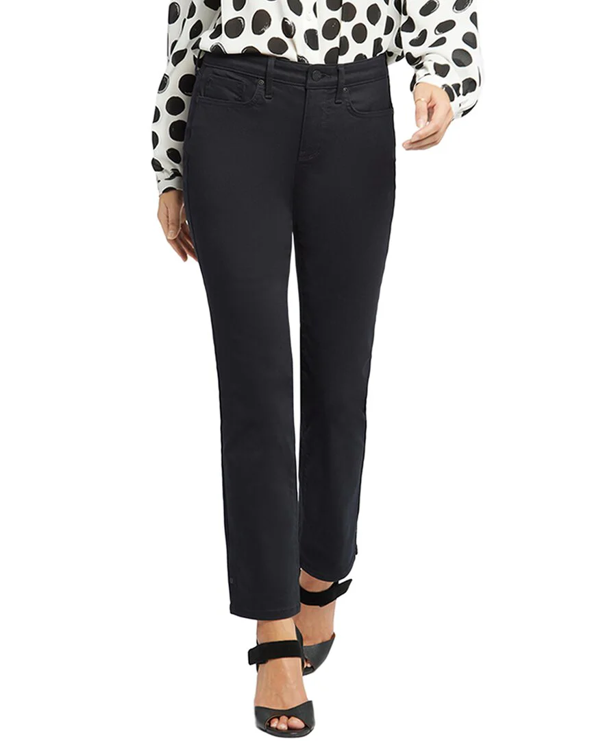 NYDJ Sheri Black Ankle Crop Jean