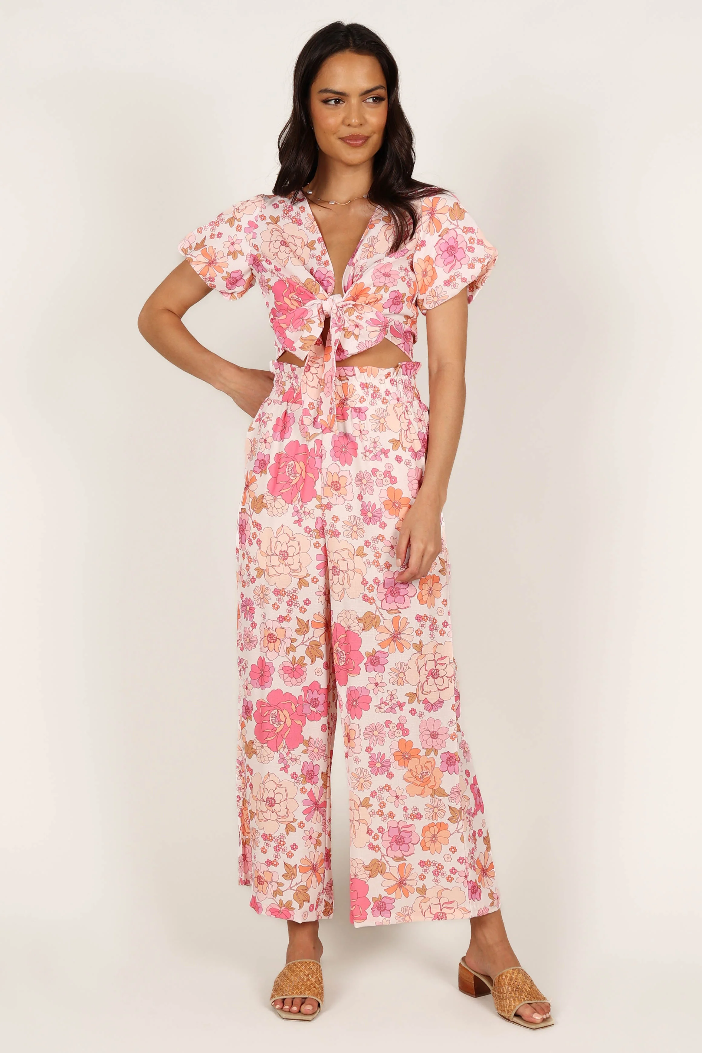 Matilda Top & Pant Set - Pink Floral