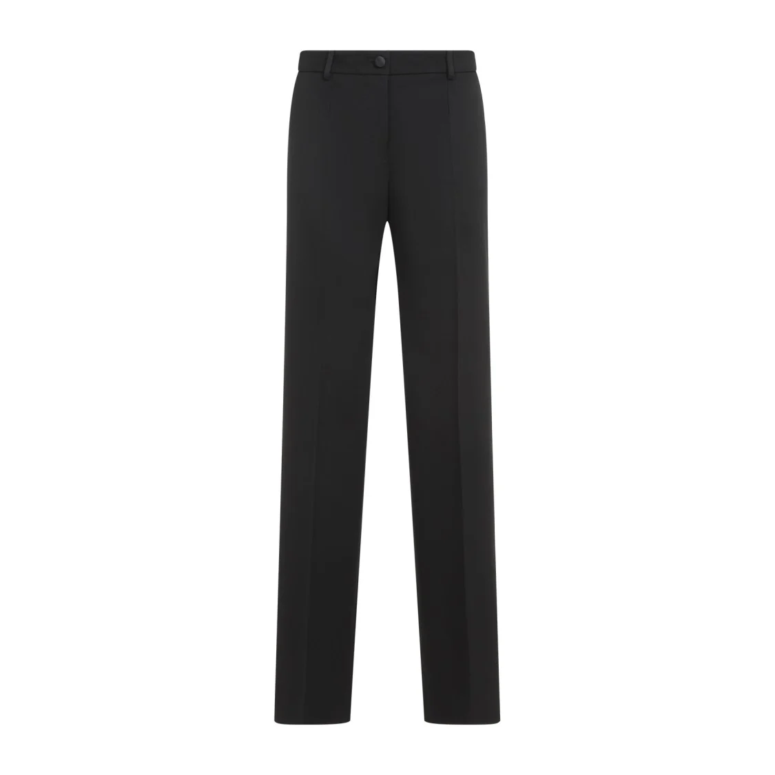 Black Virgin Wool Pants